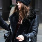 Keira Knightley Shows How To Style A Shearling Leather Jacket (Le .