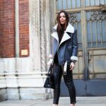 25 Cool Shearling Coat Outfits For Fall And Winter - Styleohol