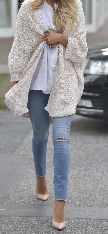 26 Cheap Cardigan You Must Buy This Fall | Cardigan outfits, Beige .
