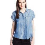 Calvin Klein Jeans Women's Short Sleeve Denim Shirt $16.49 (save .