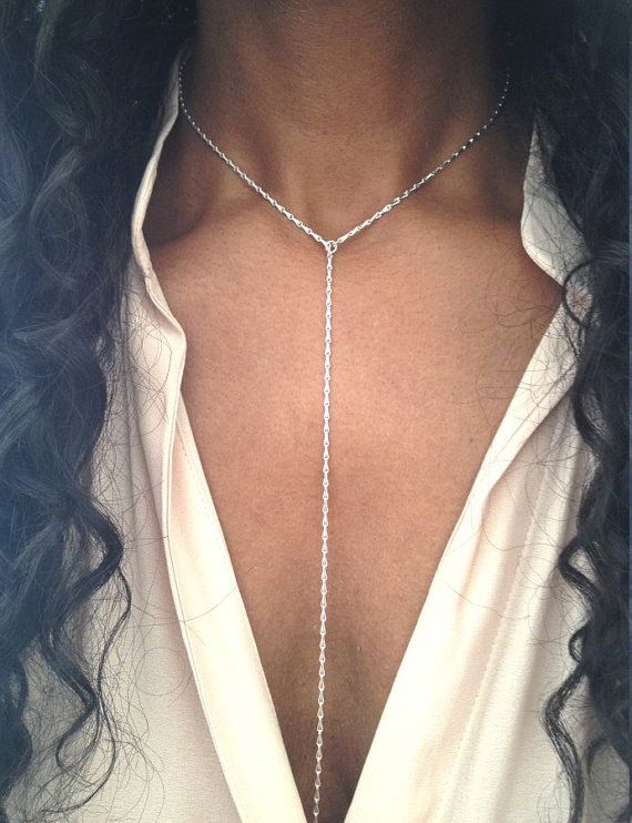 Lariat Necklace Modern Jewelry Gift For Her Mothers Day Gift For .