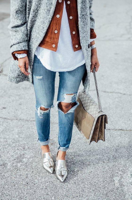 Outfit Ideas: Sparkling And Metallic Shoes 2020 | FashionTasty.c