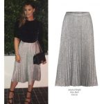 Metallic silver skirt from Sistaglam by Lipstick Boutique // Jess .