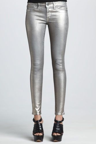 Silver Jeans - Best Metallic Pant Styles For Women in 2020 .