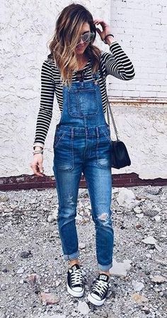 Skinny Overalls Outfit Ideas
  for Women