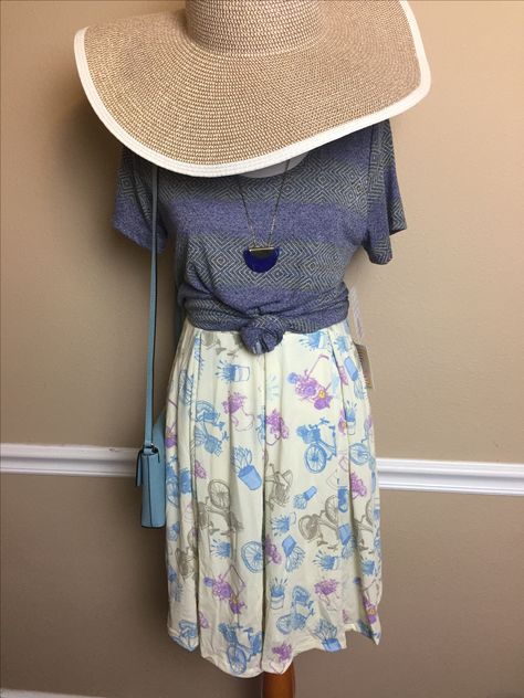 Perfect Easter outfit! LuLaRoe outfit ideas! Pattern mixing .