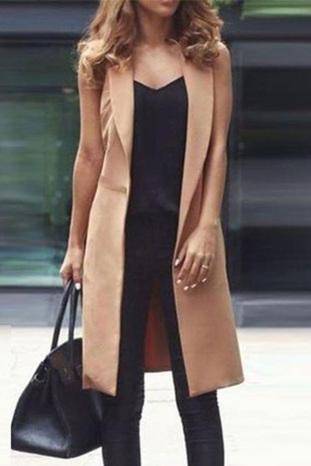 Sleeveless Blazer Outfit Ideas (52) | Sleeveless blazer outfit .