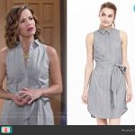WornOnTV: Chelsea's sleeveless shirtdress on The Young and the .