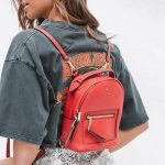 Peta & Jain Zoe Mini Back Pack Red Pebble | Small backpack purse .