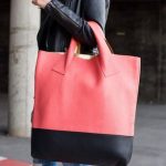 Pink handbag, leather shopper bag, tote bag | Urban wear, Urban .