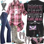 Flaws And All Corral Square Toe Boot Outfit – Real Country Ladi