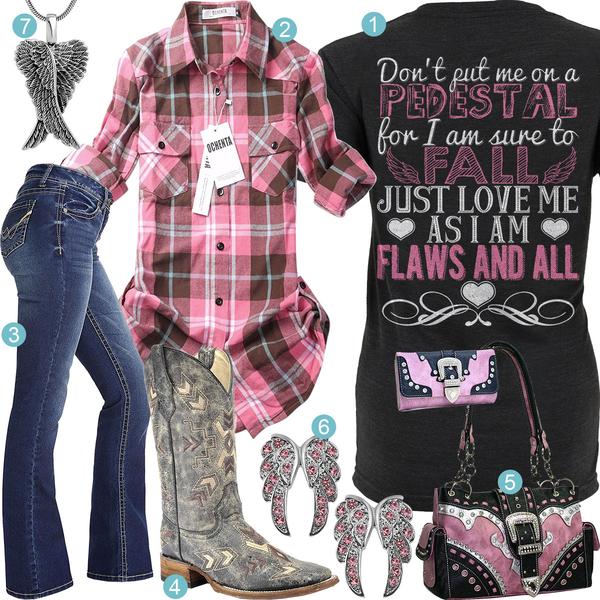 Flaws And All Corral Square Toe Boot Outfit – Real Country Ladi