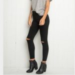 Brandy Melville Jeans - Brandy Melville black skinny jeans with .