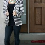 16 Best Striped Blazer Outfit images | Striped blazer, Striped .