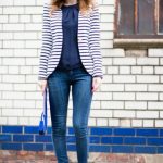 How to Wear Striped Blazer: 15 Best Outfit Ideas for Women - FMag.c