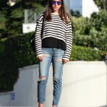 18 Women Outfit Ideas With Striped Sweaters - Styleohol