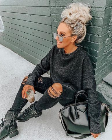 30+ Super Cute Fall Outfit Ideas For Women | Combat boots dress .