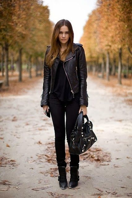 20 Style Tips On How To Wear A Leather Jacket | Style | Fashion .
