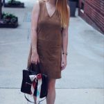Suede dress outfit | suede dress outfit fall | Brown suede dress .