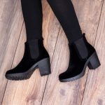 SPYLOVEBUY | YAEL Black Ankle Boots Shoes at Spylovebuy.c