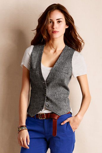 Suit Vest Unisex Outfit Ideas for Women