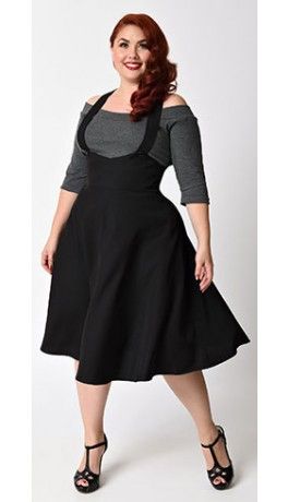 Plus size circle skirt suspender | Plus Size Outfits Ideas .