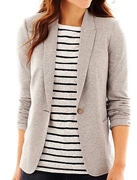 Sweater Blazer Outfit Ideas for Ladies