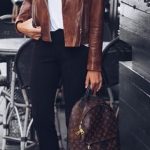 91 Best Brown leather jacket outfits images | Leather jacket .