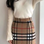 Fashion Korean Pants Style 20 Ideas For 2019 | Tartan skirt outfit .