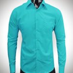Teal Mens Dress Shirt; Grooms color ideas eBay | Mens shirt dress .