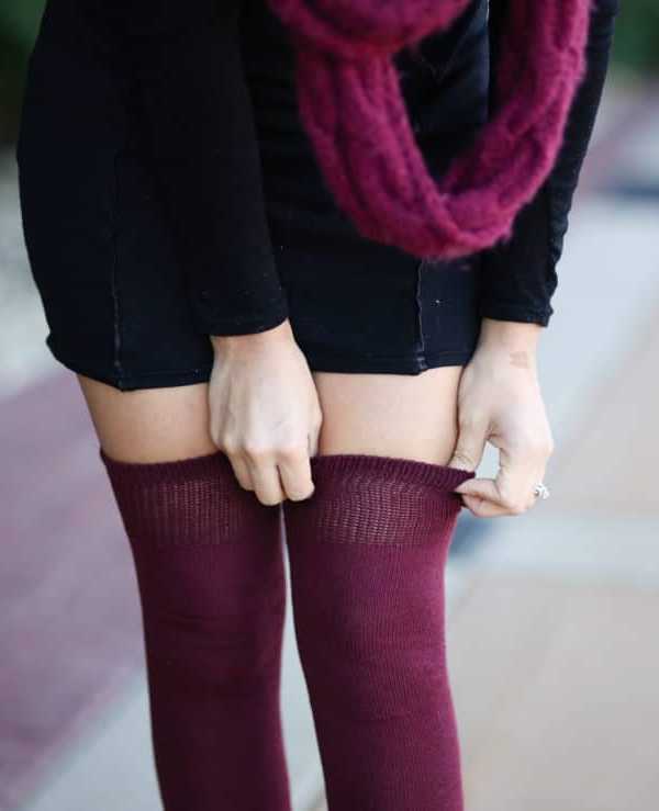 Thigh High Socks Outfit Ideas - MY CHIC OBSESSI