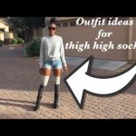 Outfit Ideas for Thigh High Socks Pt. 1 ShopShardai Lookbook| H&M .