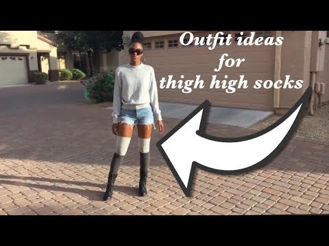 Outfit Ideas for Thigh High Socks Pt. 1 ShopShardai Lookbook| H&M .