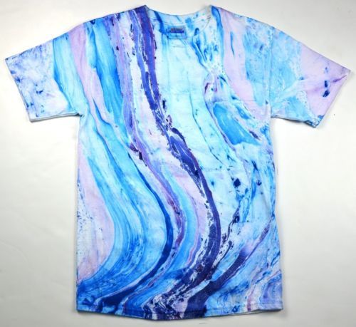 Beautiful Marble Tie Dye T Shirt Multicolor Adult XL | eBay | Tie .
