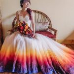 Dip Dye Wedding Dress Trend Will Make Your Big Day More Colorf