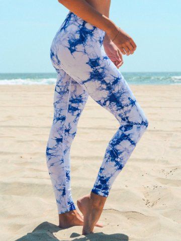 tie dye workout pants | athletic yoga leggings | sassy shortcake .