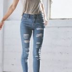 36 Super Cheap Ripped Jeans Outfit Ideas for Women | Ripped jeans .