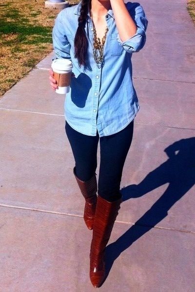 Top Navy Leggings Outfit Ideas
