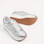 70+ Ideas for sneakers plataforma zara #sneakers | Silver sneakers .