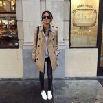 TRAINERS & TRENCH COATS (With images) | Trench coat outfit, Beige .