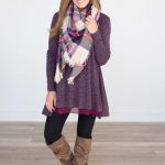 I'm loving the texture of the tunic hem, and the combo with the .