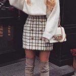 30 Fantastic Fall Outfits from Stylish for Ladies | Checked skirt .
