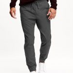 Men's Twill Joggers | Mens joggers outfit, Joggers outfit .