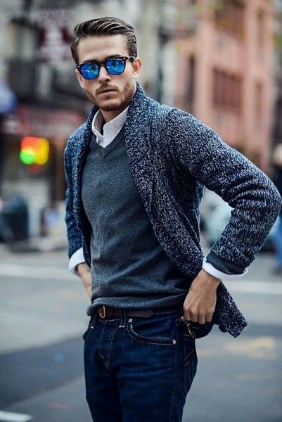 The V-Neck Sweater - Men's Wardrobe Essentials | Trendy fall .
