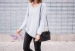 Top 15 V Neck Jumper Outfit Ideas for Women: Style Guide - FMag.c