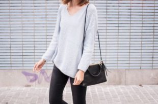 Top 15 V Neck Jumper Outfit Ideas for Women: Style Guide - FMag.c
