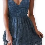 Amazon.com: AOOKSMERY Women Summer V-Neck Spaghetti Straps Lace .