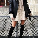Over the knee boots - Casual outfit ideas, fall outfit, winter .