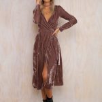 Lucille Velvet Wrap Dress - Shop Free People | Velvet fashion .