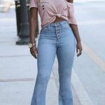 High Waist Bell Jeans in 2020 | Flare jeans outfit, Corduroy pants .